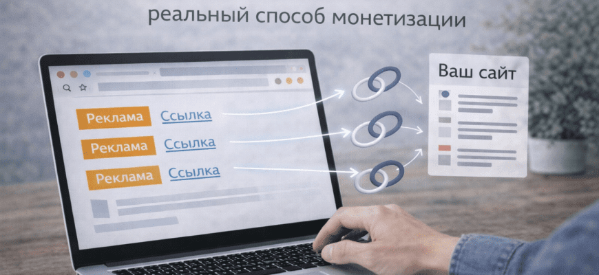 заработок через ссылки на сайте