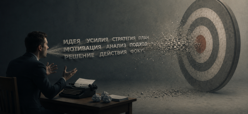Слова есть, результата нет