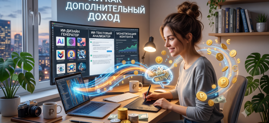 искусственный интеллект в источник дополнительного дохода