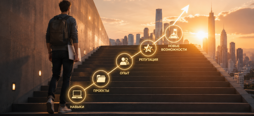 фриланс становится ступенью