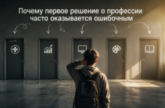 первое решение о профессии