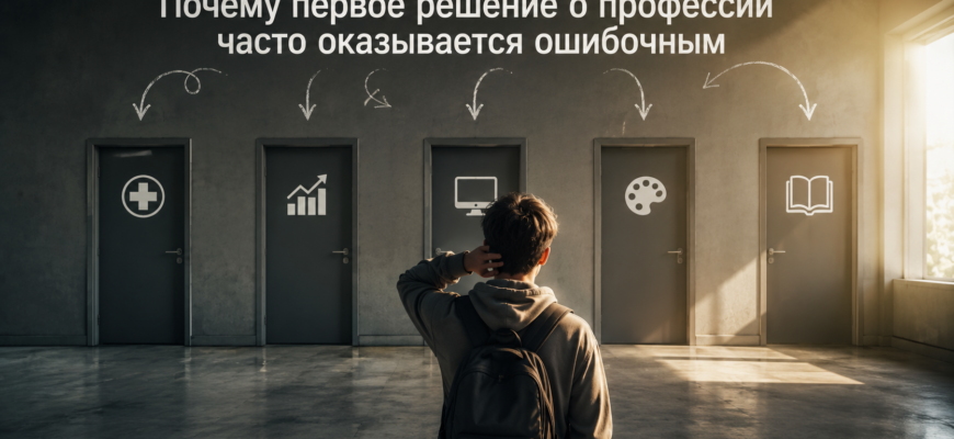 первое решение о профессии