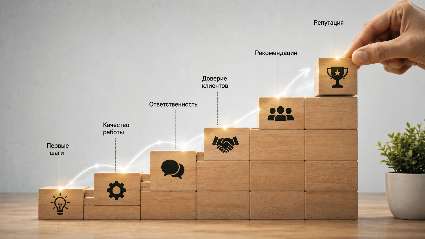 Профессиональная репутация формируется постепенно