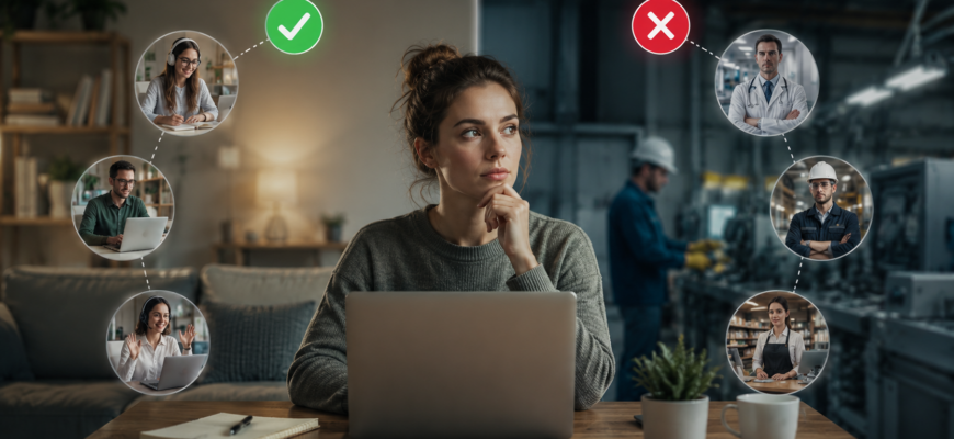 удаленная работа подходит не каждой профессии